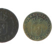 LOUIS XVI - 5 monnaies en cuivre: sol 17