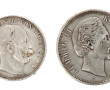 Lot de 2 pièces en argent XIXème : 5 mar