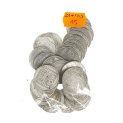 Lot de 32 pièces de 10 F Turin en argent