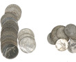 Lot de 17 pièces de 1 F en argent : 1 pi