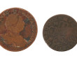 Lot de 4 pièces anciennes en cuivre