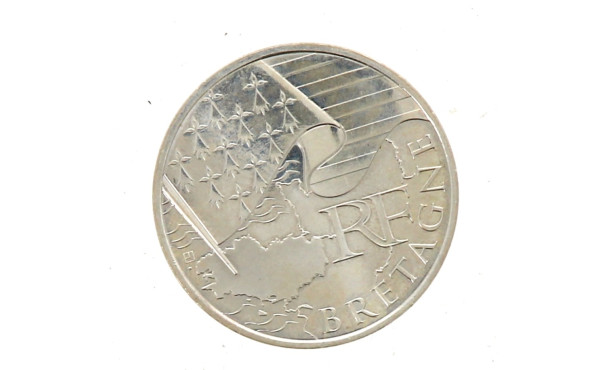 BRETAGNE - Pièce de 10€ en argent