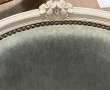 Fauteuil style cabriolet en bois laqué b