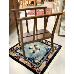 Porte-gravures en bois, sur roulettes, H