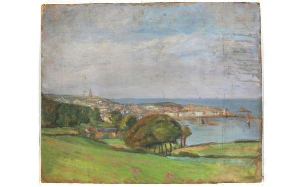 Cécile HERTZ-EYROLLES (1875-1974) "Vue d