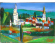 André DURET (1921-2019) "Paysage de Sept