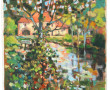 Roger HAROT (1928-2003) "Le ruisseau", h