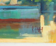 Roger HAROT (1928-2003) "Barque amarrée"