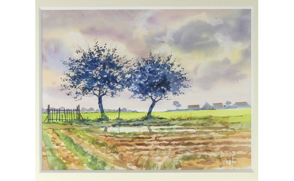 Roger HAROT (1928-2003) "Contre-jour", a