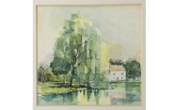 Roger HAROT (1928-2003) "Saule-pleureur"