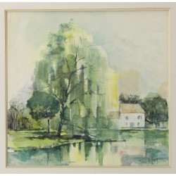 Roger HAROT (1928-2003) "Saule-pleureur"