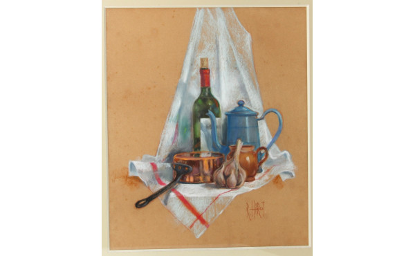Roger HAROT (1928-2003) "Nature morte à 