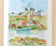 Louis MAHE (Xxe) "Port de Doëlan", aquar
