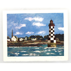 Jacques GODIN (1956) "Petit port en Fini