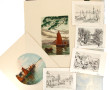Lot d'œuvres sur papier : aquarelles, 2 