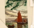 Lot d'œuvres sur papier : aquarelles, 2 