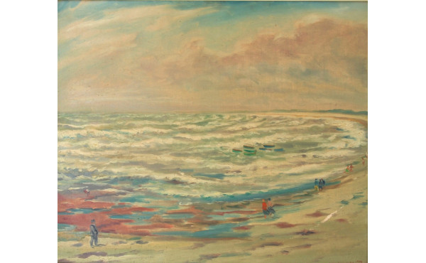 Boris TASLITZKY ((1911-2005) "Promeneurs