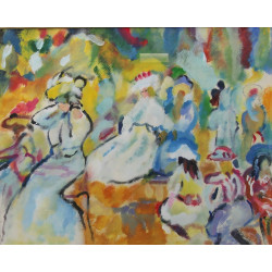 Ecole Française Xxème "Elégantes au parc