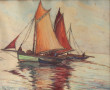 Charles MOOTZ (1889-1944) "Marine aux vo