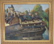 Edouard LE SAOUT (1909-1981) "Le lavoir 