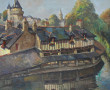 Edouard LE SAOUT (1909-1981) "Le lavoir 