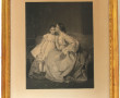 Gravure d'interprétation en noir et blan