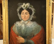 Ecole XIXème "Portait de femme", huile s