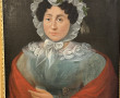 Ecole XIXème "Portait de femme", huile s