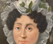 Ecole XIXème "Portait de femme", huile s