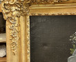 Ecole XIXème "Portait de femme", huile s