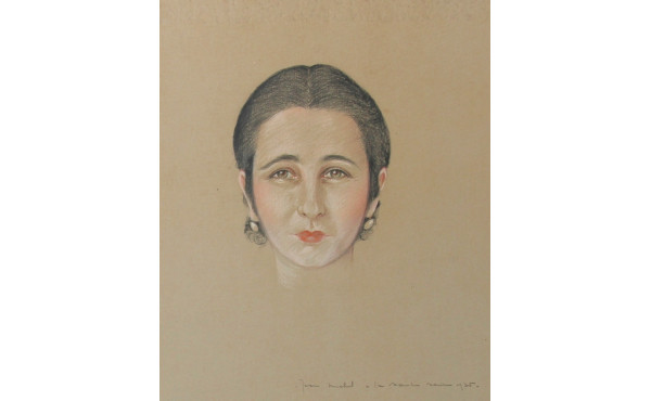 Ecole Française Xxème "Portrait de femme
