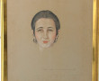 Ecole Française Xxème "Portrait de femme