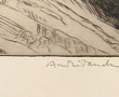 André DAUCHEZ (1870-1948) "Paysage aux r