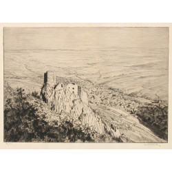 André DAUCHEZ (1870-1948) "Paysage aux r