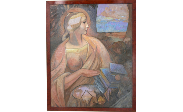 Robert BOUILLE (1926-2021) "Jeune femme 