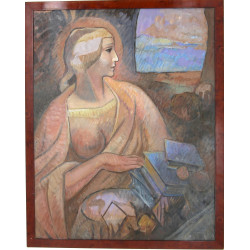Robert BOUILLE (1926-2021) "Jeune femme 