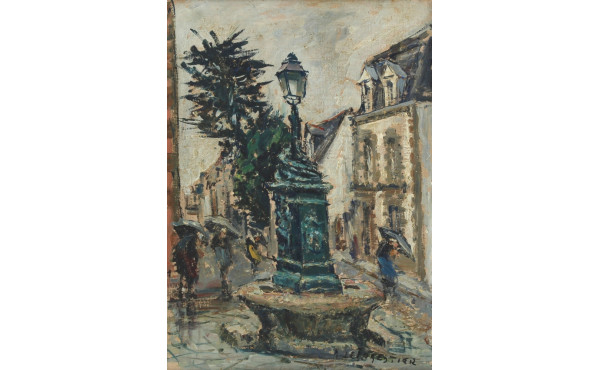 René LE FORESTIER (1903-1972) "Fontaine 