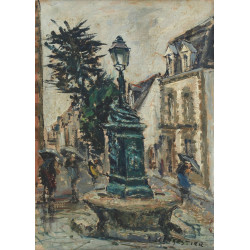 René LE FORESTIER (1903-1972) "Fontaine 