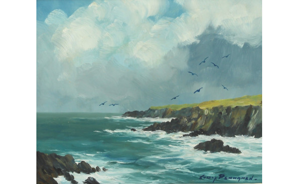 Guy PENNAMEN (1932-2022) "Côte rocheuse"