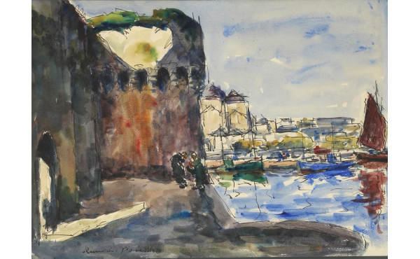 René LE FORESTIER (1903-1972) "Ville-clo
