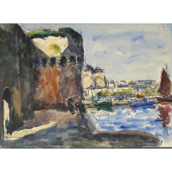 René LE FORESTIER (1903-1972) "Ville-clo