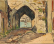 René LE FORESTIER (1903-1972) "La porte 