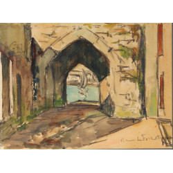 René LE FORESTIER (1903-1972) "La porte 