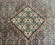 IRAN - Tapis en laine points noués, déco