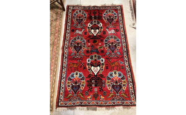 GECHKAI - Tapis en laine points noués dé