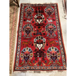 GECHKAI - Tapis en laine points noués dé