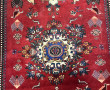 IRAN - Tapis en laine points noués décor