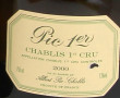 2 B Pic 1er 2000 Chablis 1er cru Albert 