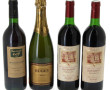 Lot de 4 bouteilles: - RIVESALTES ambré