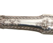 Saupoudreuse manche argent fourré, poinç